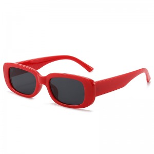 Lunettes de soleil à la mode assorties avec tout, Style Vogue, petite monture rectangulaire, 9074