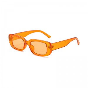 Óculos de sol com armação retangular pequena All-Match Fashion Sunnies Vogue Style PC 9074