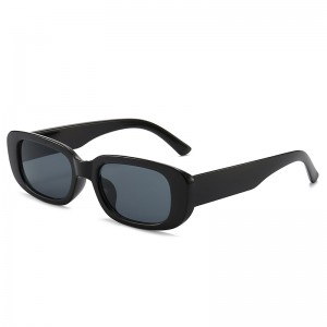 Óculos de sol com armação retangular pequena All-Match Fashion Sunnies Vogue Style PC 9074