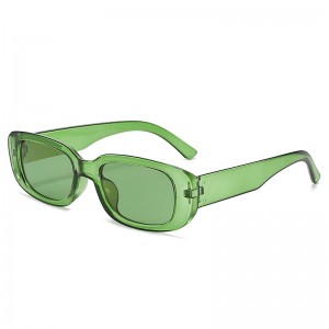 Occhiali da sole rettangolari piccoli con montatura rettangolare per PC All-Match Fashion Sunnies Vogue Style 9074