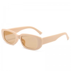 All-Match Fashion Sunnies Vogue Style PC Gafas de sol pequeñas con montura rectangular 9074