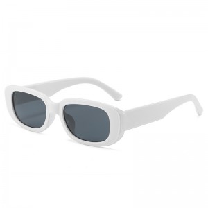 All-Match Fashion Sunnies Vogue Style PC Gafas de sol pequeñas con montura rectangular 9074