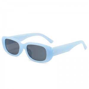 All-Match Fashion Sunnies Vogue Style PC Kleine Sonnenbrille mit rechteckigem Rahmen 9074