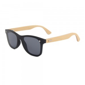 RUISEN'S Unisex Naturalis Bamboo PC UV400 Sunglasses 317