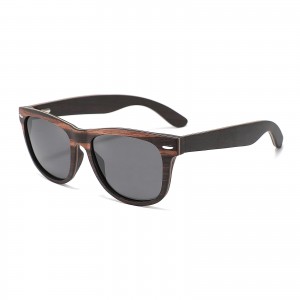 RUISEN'S TAC polarisierte UV400-Holzsonnenbrille für Damen und Herren W6074