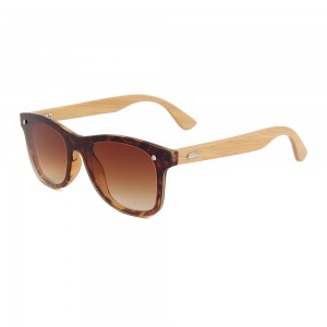 RUISEN'S Unisex Naturalis Bamboo PC UV400 Sunglasses 317