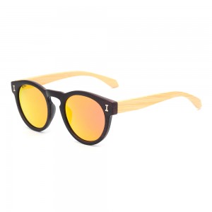 RUSEN'S Nouvelles lunettes de soleil classiques en bois RS-5008