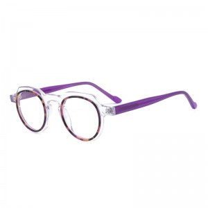 RUISEN'S Fashion Polygonal Acetate Optical Glass Frame X014