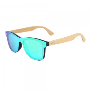 RUISEN’S Unisex Natural Bamboo PC UV400 Sunglasses  317