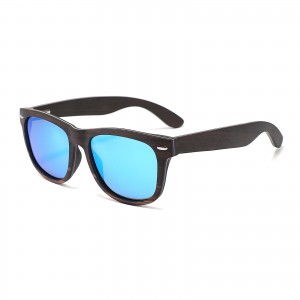 RUISEN'S TAC polarisierte UV400-Holzsonnenbrille für Damen und Herren W6074