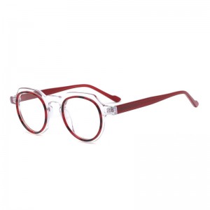 RUISEN'S Fashion Polygonal Acetate Optical Glass Frame X014