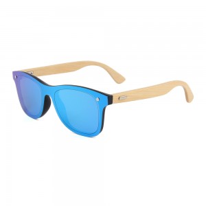 RUISEN'S Unisex-Sonnenbrille aus natürlichem Bambus-PC, UV400, 317