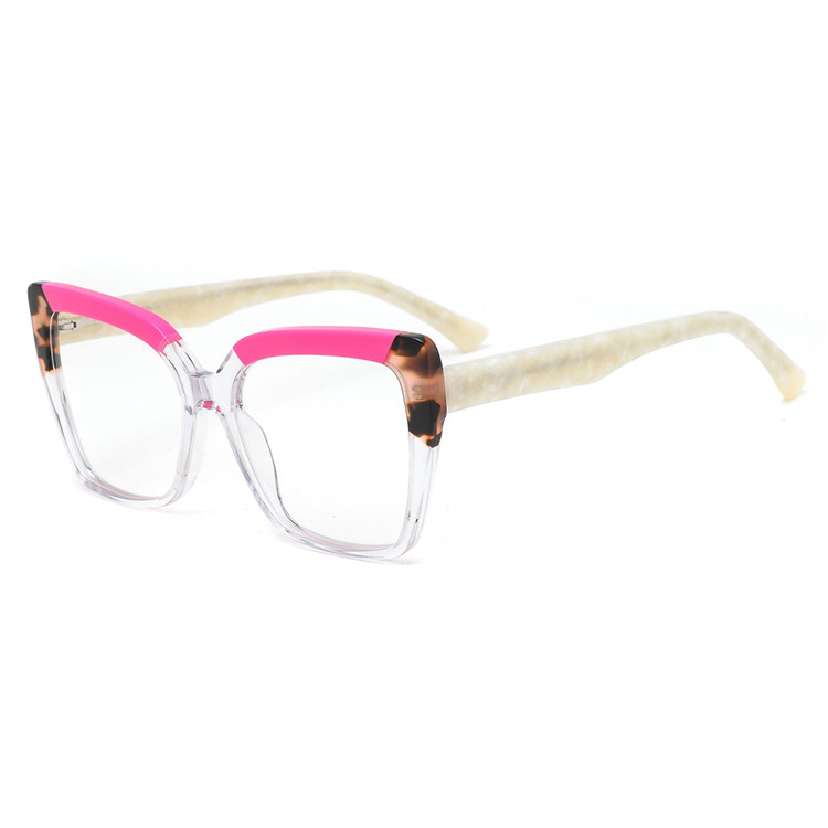 Nouveau style de lunettes optiques en acétate de couleur, monture 9005-5