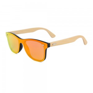 RUISEN’S Unisex Natural Bamboo PC UV400 Sunglasses  317