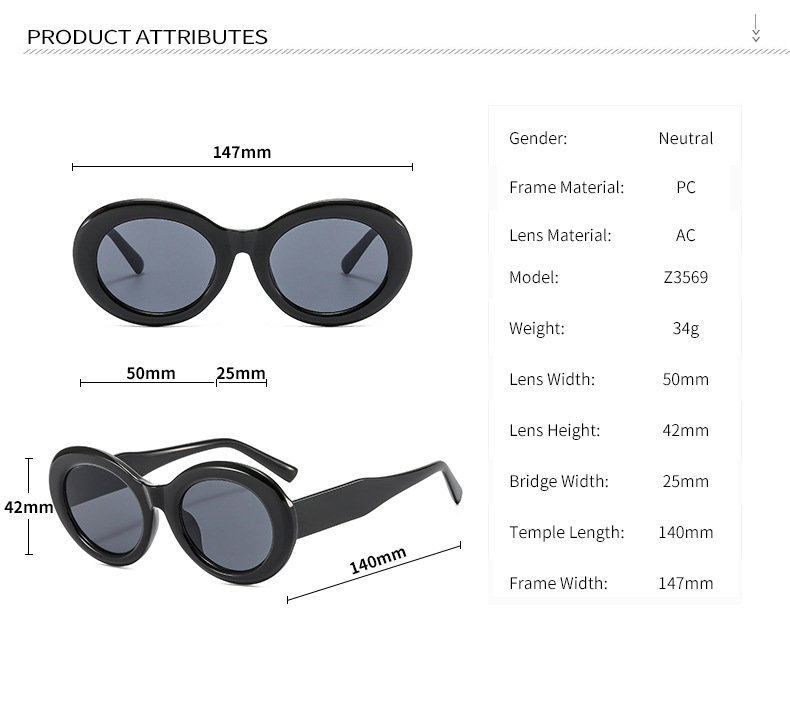 Z3569 hot sunglasses size