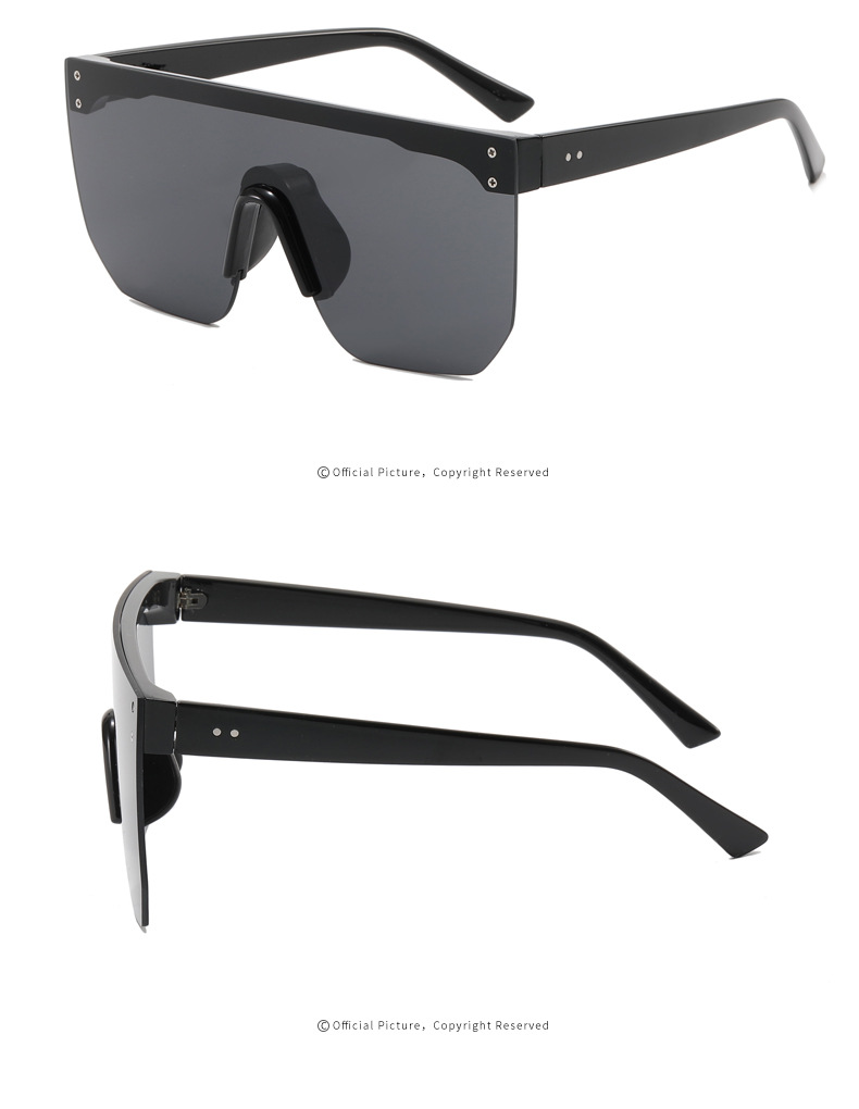 RUISEN'S Sportslarge Frame Conjoined Sunglasses 9399