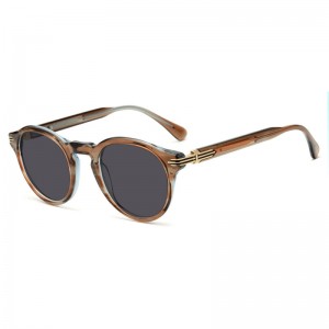 Ruisen Retro Round Frame Personalized Sunglasses 1727S