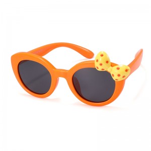 RUISEN'S Lunettes de soleil polarisées pour enfants avec nœud mignon 22104