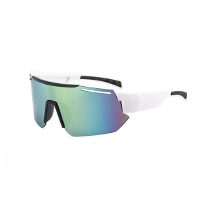 RUISEN'S Sports Bunte Sonnenbrille mit integriertem großen Rahmen, 9325