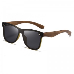 RUISEN'S Herrenmode-Sonnenbrille aus Holz 63742