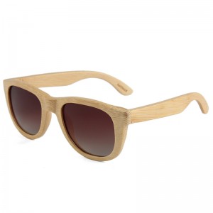 Gafas de sol retro de madera de RUISEN para hombre y mujer B2018