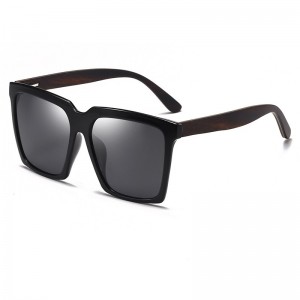 RUISEN'S Herren-Retro-polarisierte helle Holzsonnenbrille 63739