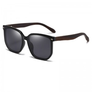 RUISEN'S Herren-Sonnenbrille aus Holz im Retro-Stil 63729