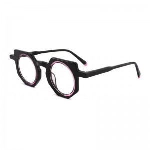 RUISEN’S Multilateral Trend Acetate optical Mirror Frame Glasses G2392