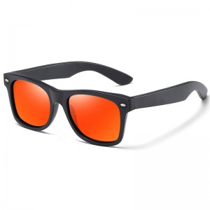 RUISEN'S Gafas de sol unisex polarizadas de madera ligera 817