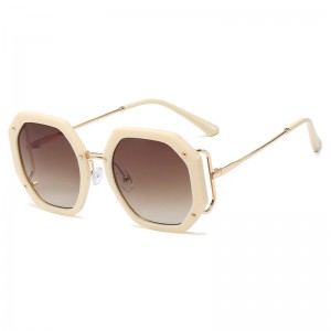 RUISEN’S Women’s Vogue PC Frame Metal Temple Sunglasses