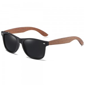 RUISEN'S Holz-PC-polarisierte Sonnenbrille für Männer und Frauen 7061