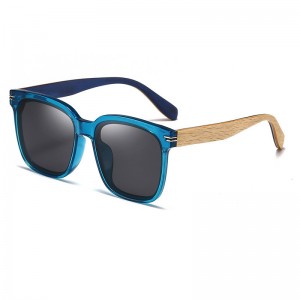 RUISEN'S Gafas de sol de madera ligeras polarizadas de moda para hombre 63740