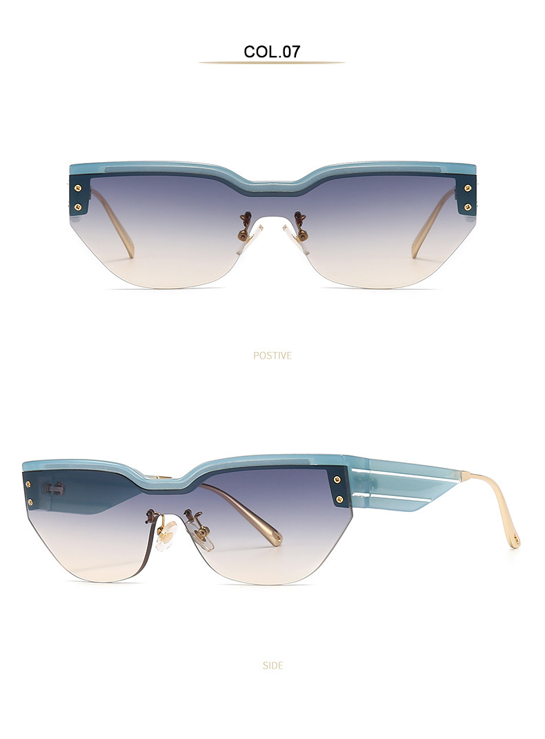 RUISE'S Nouvelles lunettes de soleil tendance sans cadre pour femmes