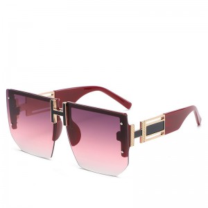 RUISEN'S Unisex High-Fashion Rimless Sunglasses