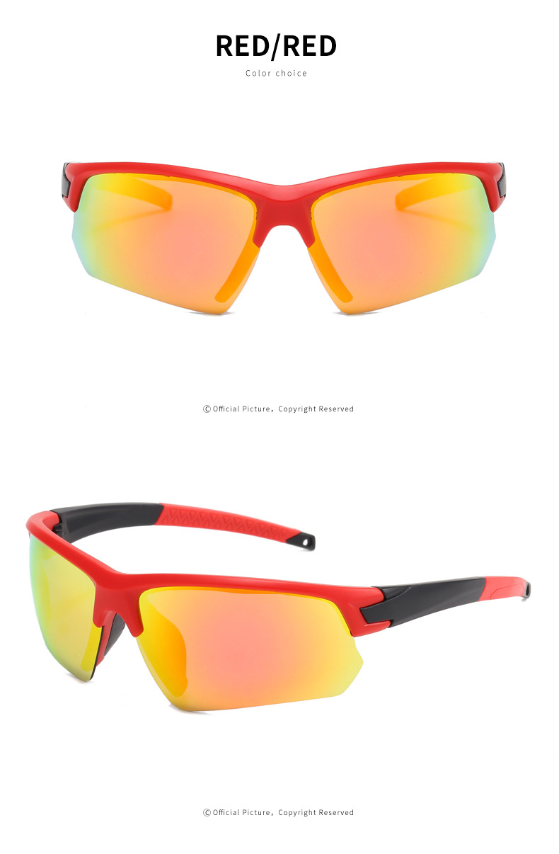 RUISEN'S Sports Cycling Nouvelles lunettes de soleil à changement de couleur 8312