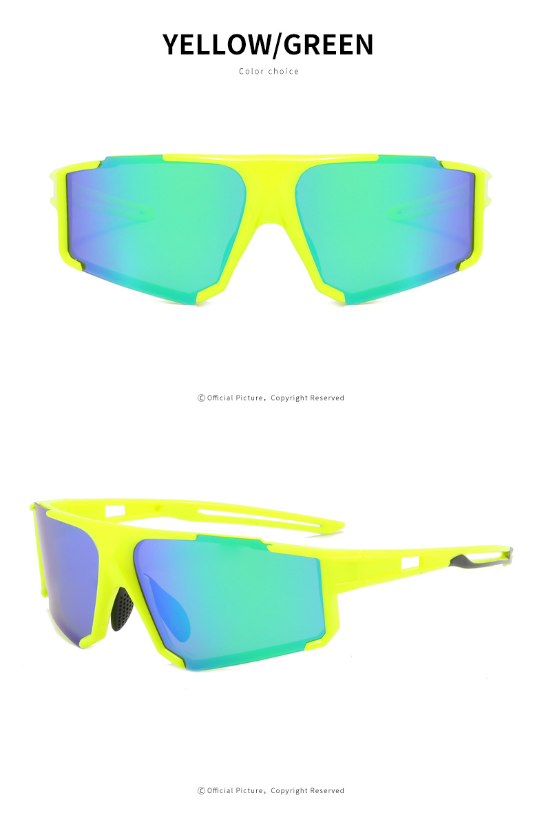 RUISEN'S Sports lunettes de soleil polarisées TR90 résistantes aux UV pour hommes et femmes 9935