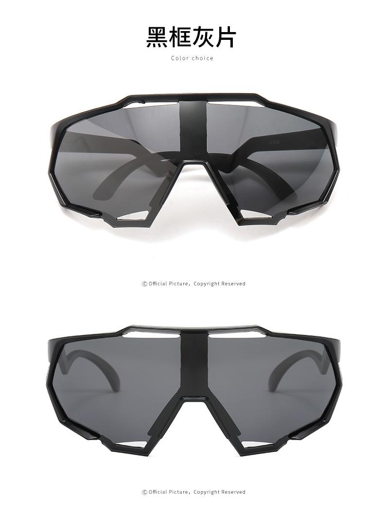 RUSEN'S Lunettes de soleil personnalisées pour cyclisme en plein air pour hommes et femmes 8305