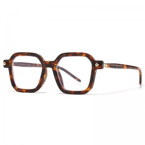 RUISEN'S Simple Square Brille Fashion Flat Lens 86601