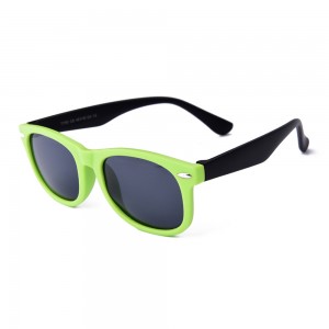 Ruisen'S Retro Contra Color Square Frame Kids Sunglasses RS-PK131