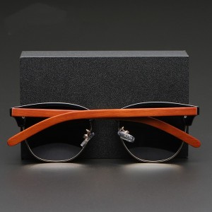 RUISEN'S Designer-Vintage-Sonnenbrille aus Holz