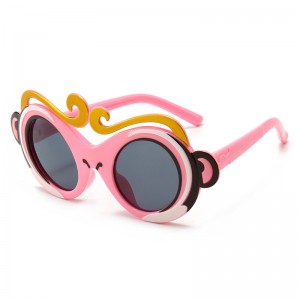 RUISEN'S Gafas de sol de silicona suave con protección UV Monkey King para niños 11005