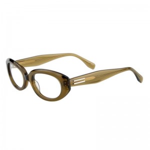 RUISEN'S Acetat-Modebrille mit ovalem Rahmen SE1131