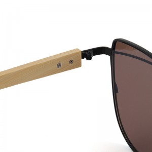 Lunettes de soleil en bois mode et simples RUSEN'S RS-2041