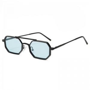 Gafas de sol de metal RUISEN'S con montura poligonal para mujer WS-015