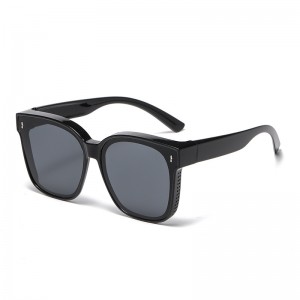 Clip-on UV blocking men’s polarized sunglasses 15983