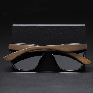 RUISEN’S Unisex Modern Wooden Temple Sunglasses 61632