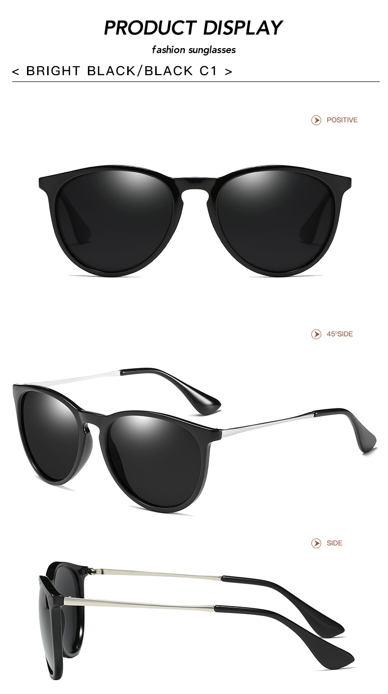 Round Sunglasses for Women Men Classic