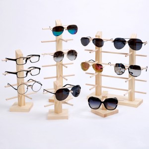 RUISEN'S Detachable Log Multiple Sunglasses Display Rack RS-XIV