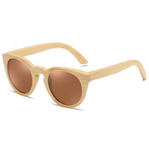 RUISEN'S Lunettes de soleil polarisées en bois léger pour femme 824