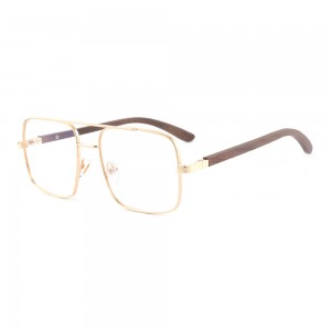 RUSEN'S Nouvelles lunettes de soleil en bois et en métal RS-LS5044